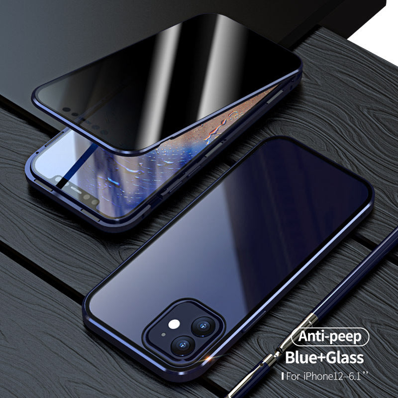 Magnetic Privacy Glass Case – 360° Full Body Anti-Spy