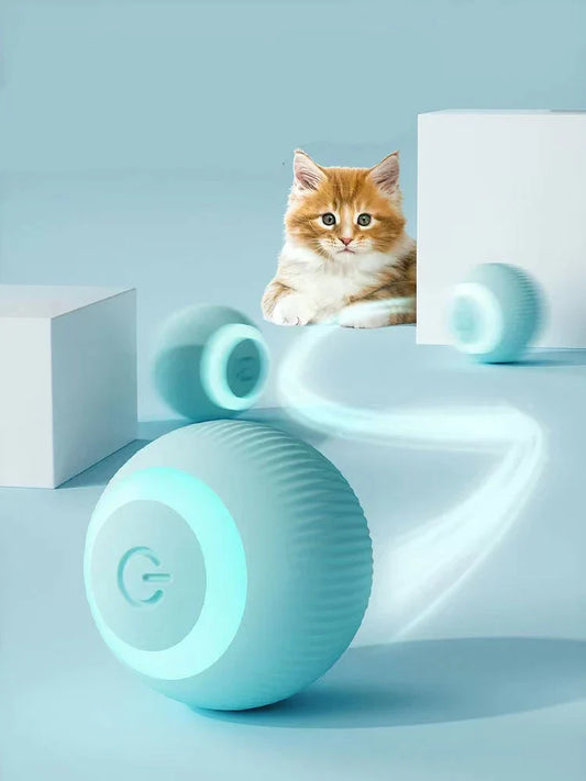 Interactive Pets Rolling Ball – Gravity-Activated Smart Teaser Toy